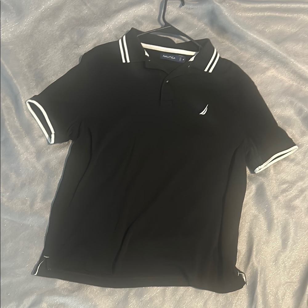 Nautica Men's Black Polo Shirt